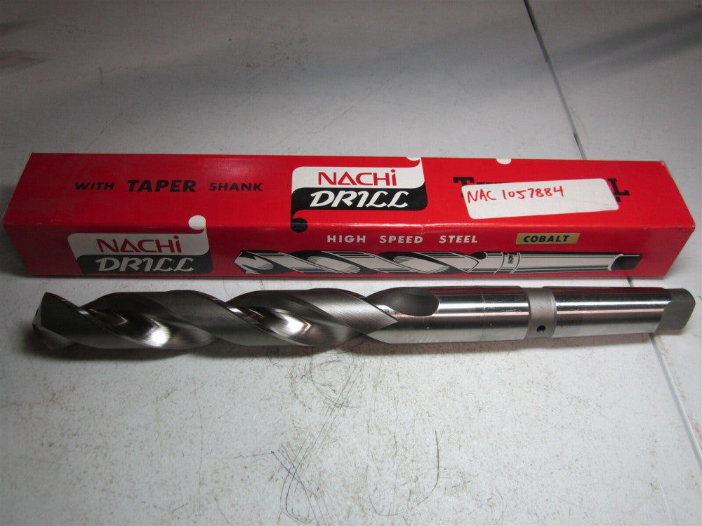 Nachi (1057884) 1-1/4" 118° 13-1/2" OAL M35 5% Cobalt Coolant Fed Drill