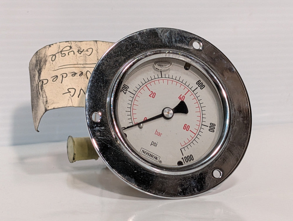 Noshok Industrial Pressure Gauge 1000psi