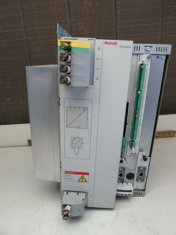 REXROTH PSI 63C0.776L1 ,  SERVO DRIVE, W/ETHERNET CARD GOOD TAKEOUT! MAKE OFFER!