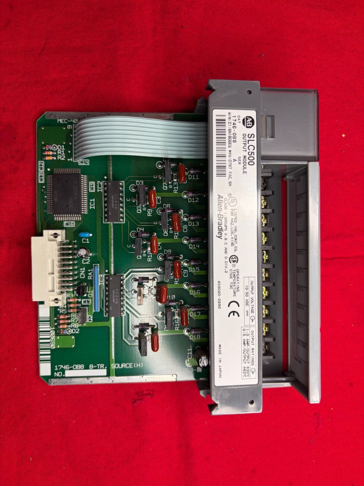 ALLEN BRADLEY OUTPUT MODULE 1746-0B8 SER. A 10-50VDC