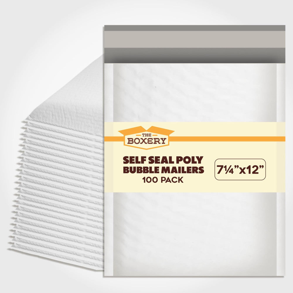 7.25x12''|#1 Poly Bubble Mailers- 100 Pack, Padded Envelopes, Self Seal, Wate...