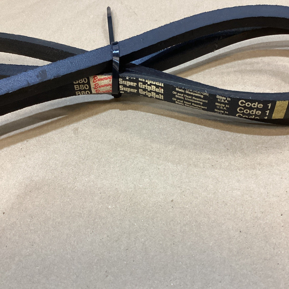 BROWNING SUPER GRIPBELT B80 V-BELT 83" OUTSIDE LENGTH 0.656" WIDTH