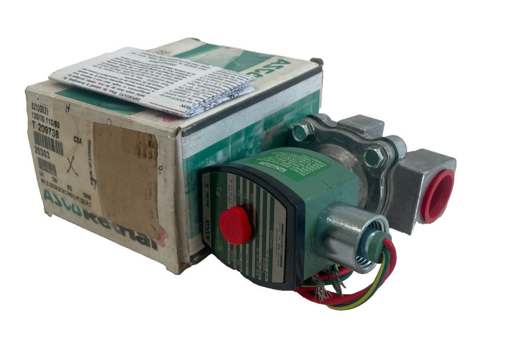 NEW ASCO 8215G033 SOLENOID VALVE 110/50 120/60