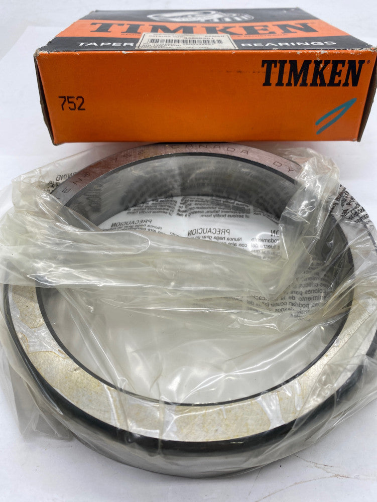 Timken 752 Tapered Roller Bearing Cup  6-3/8" OD 