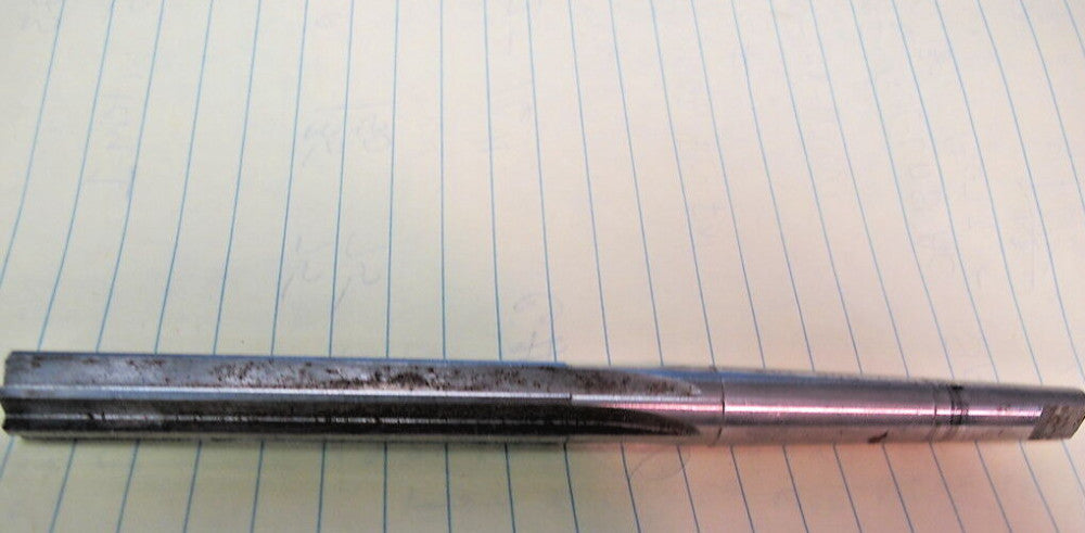 ½” (12.7mm) Chucking Reamer 6 Flute HSS Morse MT1 Shank USED Pristine [A2BC]
