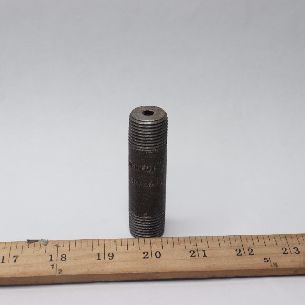 Seamless Nipple Schedule 160 Black 1/2" x 3"