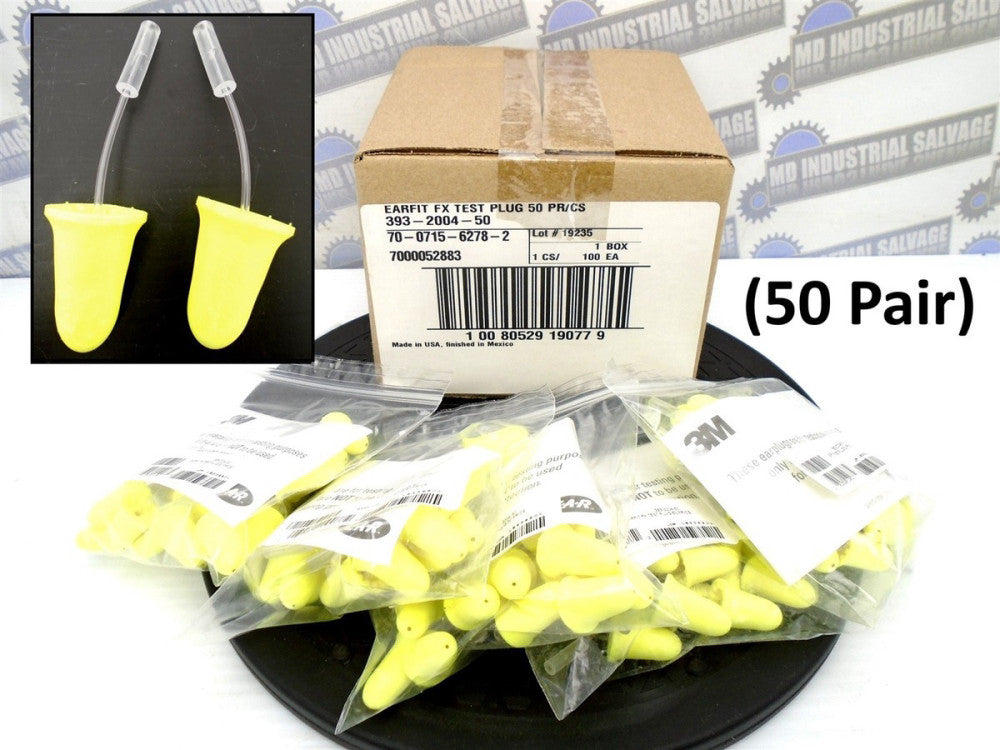 (50 Pair) 3M - 393-2004-50 - E-A-R Soft EARFIT FX Probed Test Ear Plugs - (NEW)
