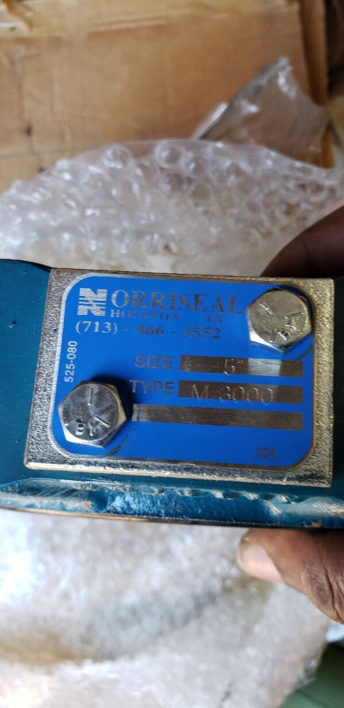 5" Butterfly Valve Norriseal Series M3000 525-080 Lever Style Handle  ( F2-3B)