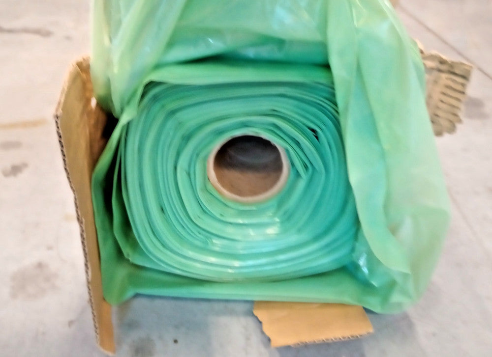 Zerust 075-M-00010 Green Gusset Poly Bags 67 x 50 x 72 inch x 4mil (Pack of 35)