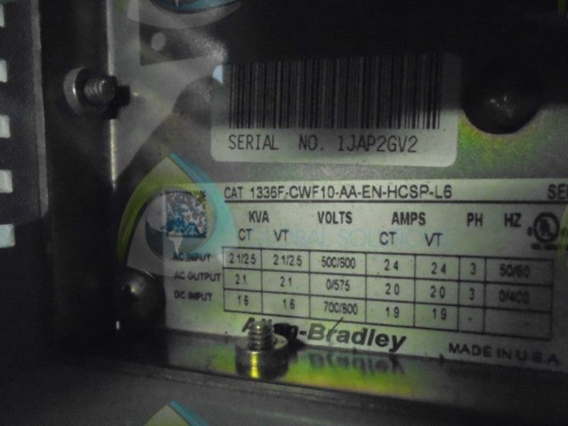 ALLEN BRADLEY 1336F-CNF10-AA-ENHCSP-L6  NSMP