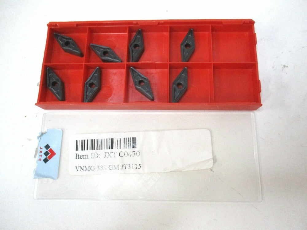 JXTC VMNG 160412-GM JT3115 Cemented Carbide Turning Insert - Pack of 8