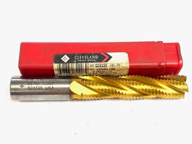 CLEVELAND TWIST 3/4" PM/PLUS LEAD 5.053 824595 4F TIN NON CENTER CUTTING C32226