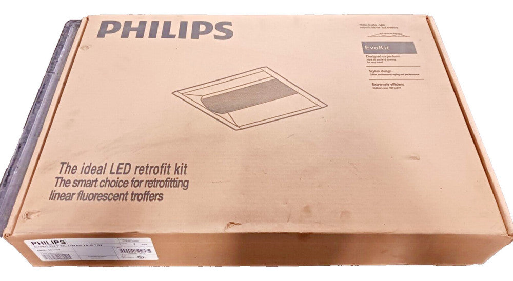 NEW PHILIPS LED RETROFIT KIT  EVOKIT 2X2 P 32L 31W 835 2 0-10 7 G2