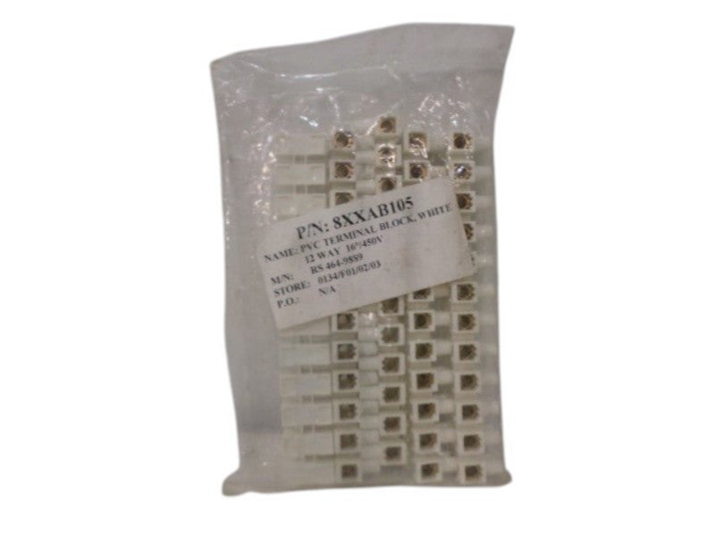 RS 464-9889 WHITE TERMINAL BLOCK  NSMP