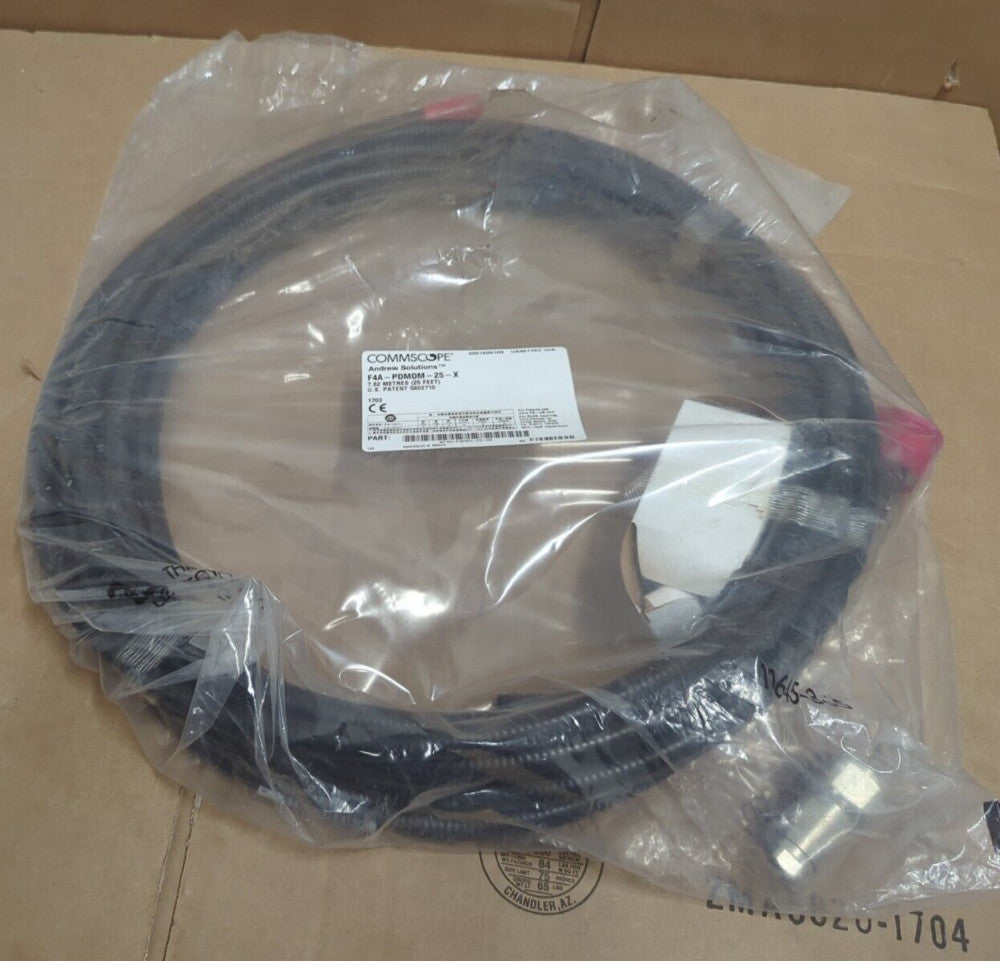 CommScope F4A-PDMDM-25-X FSJ4-50B SureFlex Jumper 7-16 DIN Male - 7-16 DIN Male
