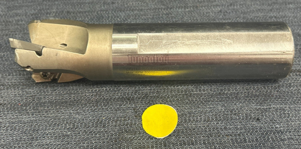 TUNGALOY 3 BLADE 1-1/4" INDEXABLE END MILL  EPV16R150U01 25W03