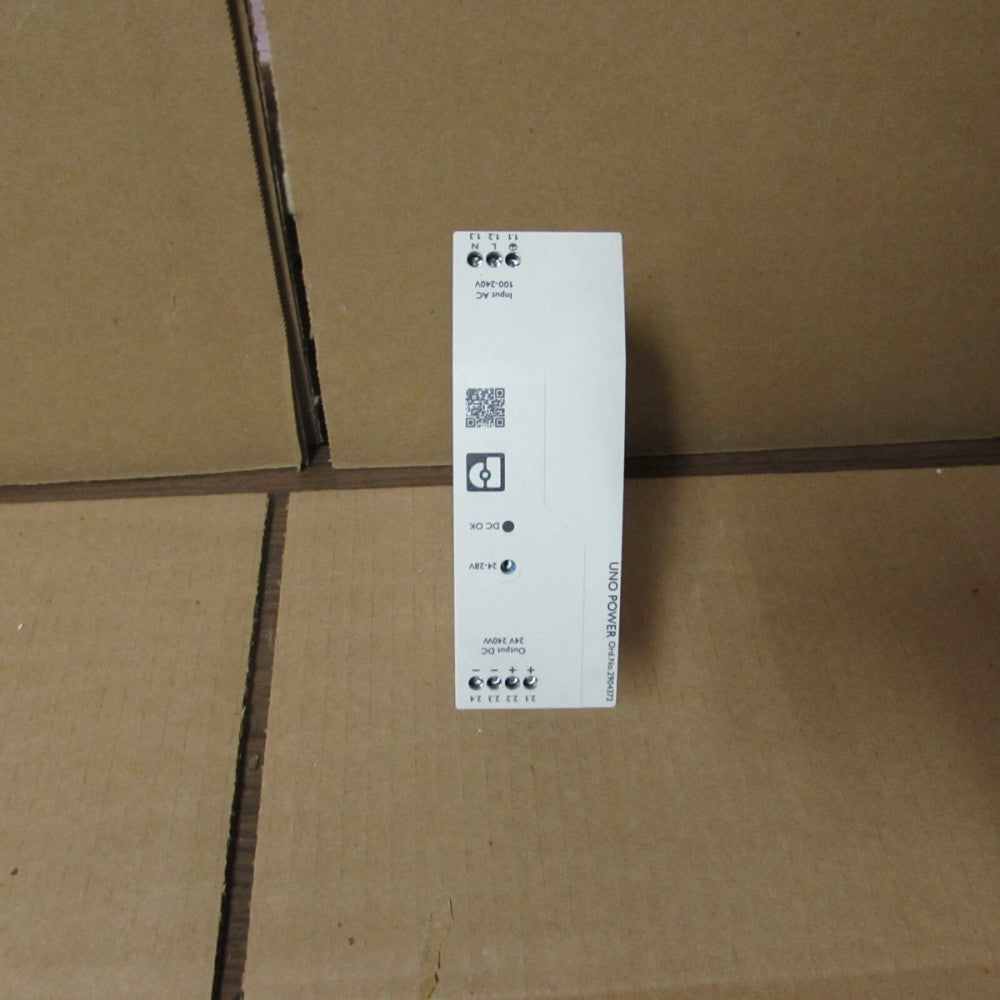 PHOENIX CONTACT POWER SUPPLY  UNO-PS/1AC/24DC/240W, 24VDC ,10A  XLNT USED !!