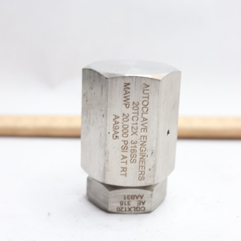 Autoclave Engineers Female Tube Cap Medium Pressure 20TC12X