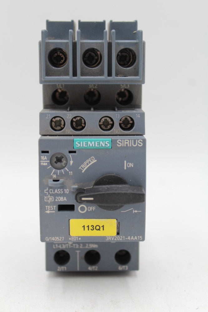 Siemens 3RV2021-4AA15 Circuit Breaker