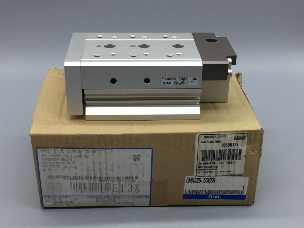 SMC EMXS25-50BSR Air Slide Table Guided Cylinder 