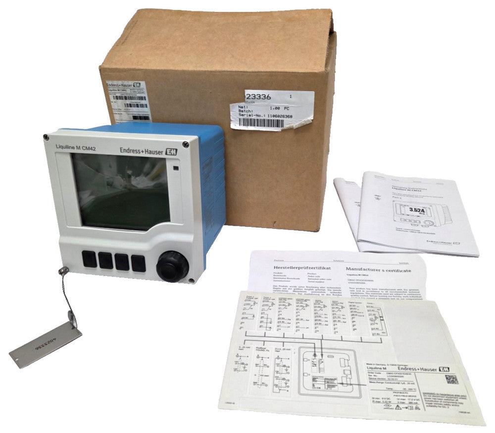 Endress Hauser E+H Liquiline M CM42 Temperature Compensation Conductivity Meter