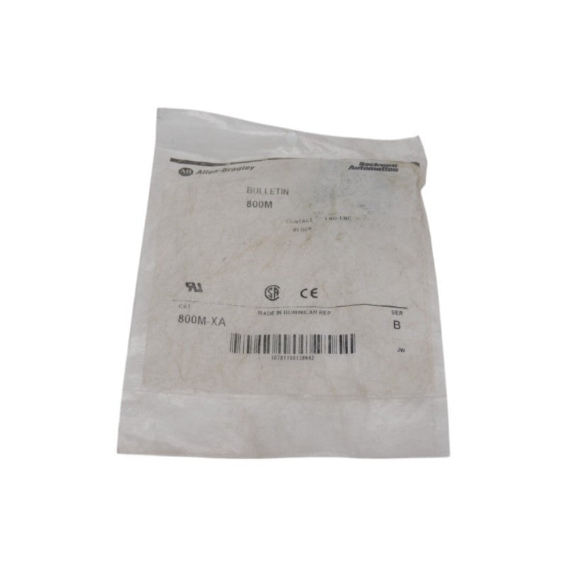 ALLEN BRADLEY 800M-XA SER. B 300VAC NSMP