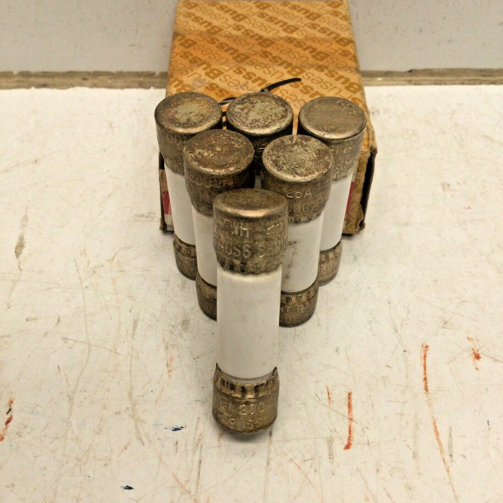 BUSSMANN BUSS FWH 25 LIMITRON FUSE 25 AMP 500VAC(LOT of 6)