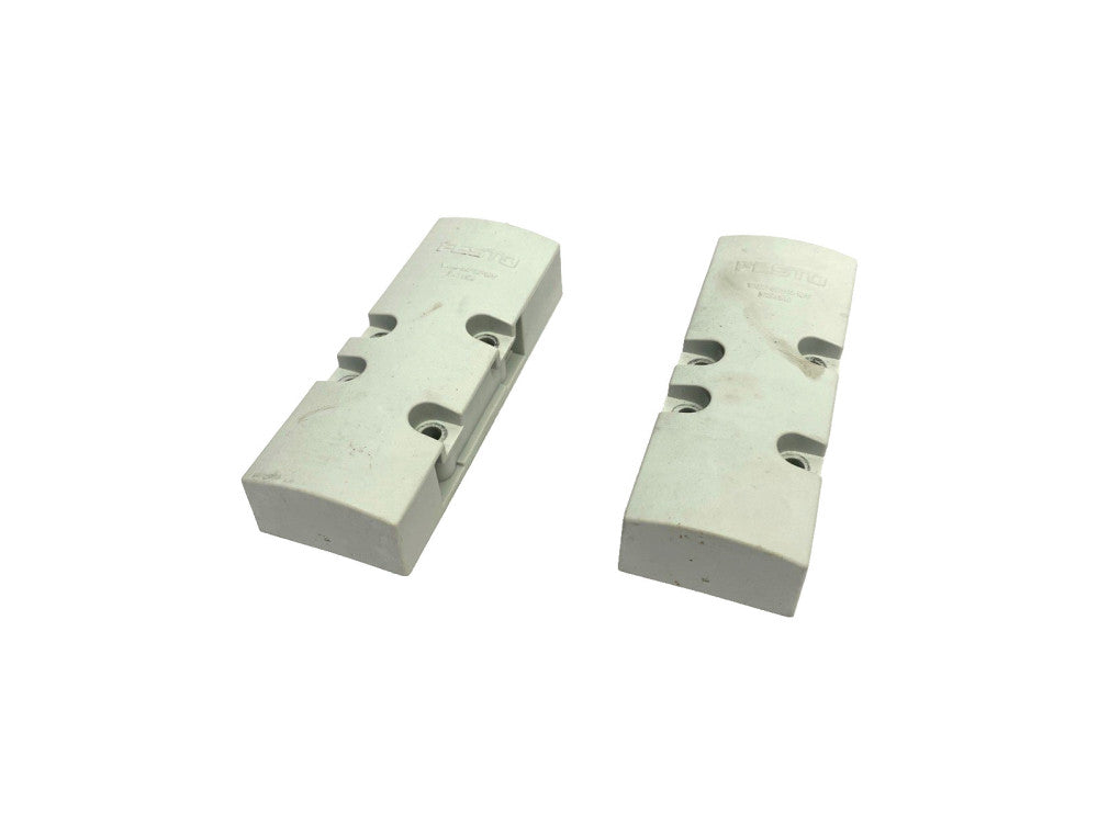 Festo VABB-S2-10-WT Pneumatic Manifold Cover Plate 543186 LOT OF 2