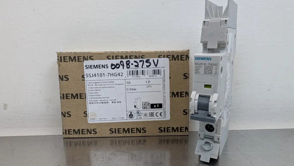 Siemens 5SJ4101-7HG42 Miniature Circuit Breaker 230VAC 1A