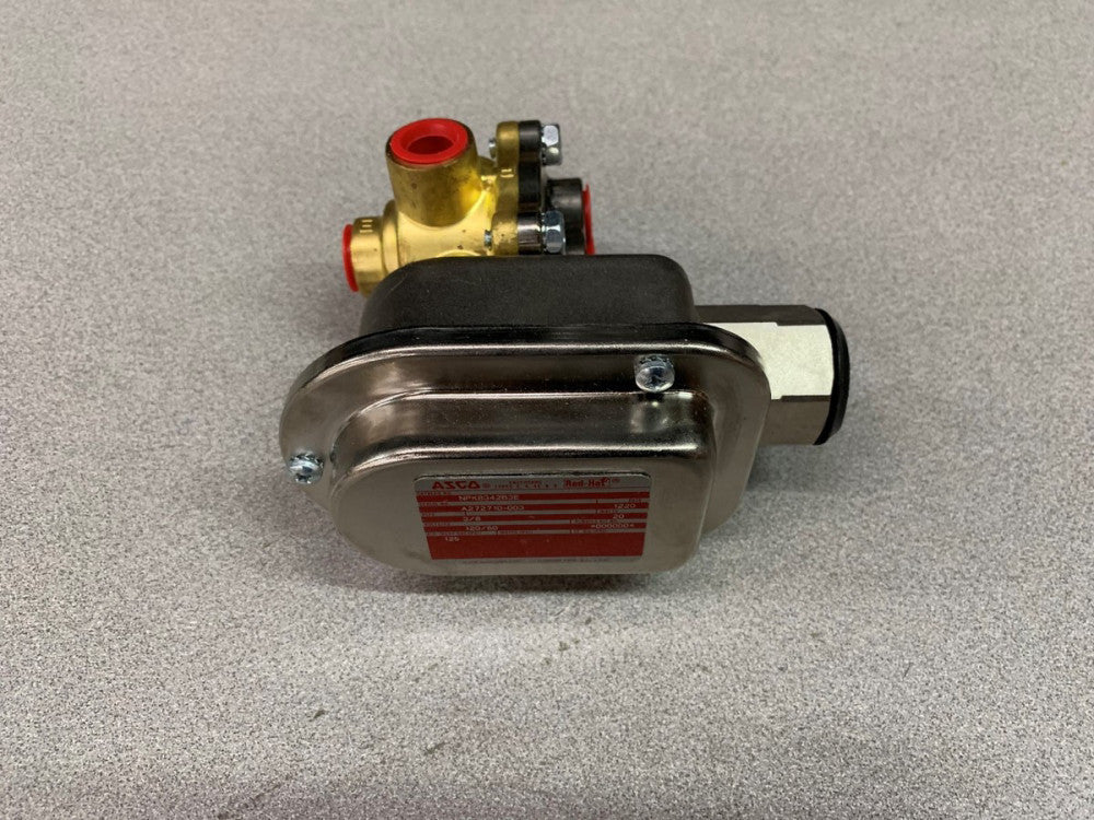 NEW NO BOX ASCO RED HAT NUCLEAR VALVE 3/8" PIPE NPK8342B3E