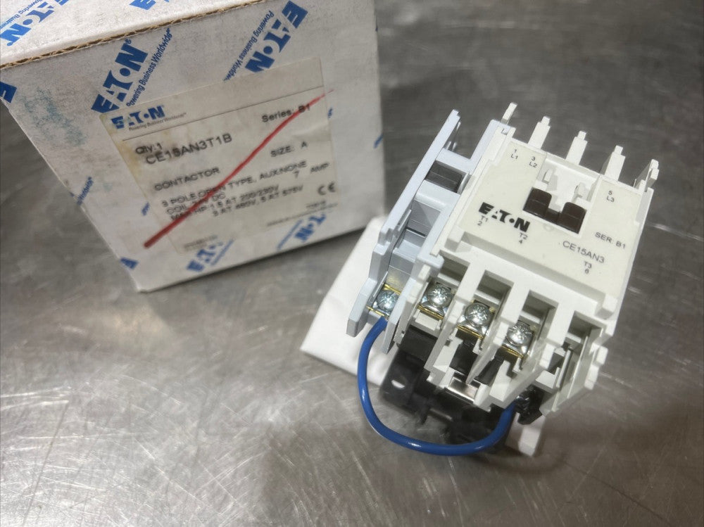 Eaton NSB CE15AN3T1B Other Contactors 3P 7A 24V 5HP A Frame Nos Surplus