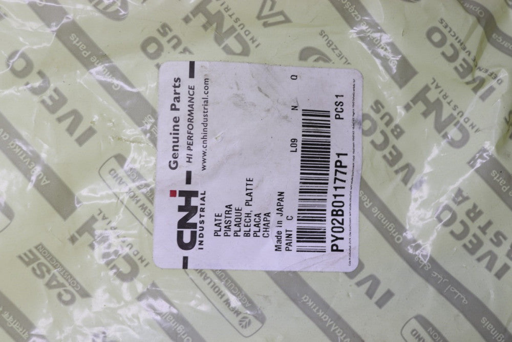 CNH Plate PY02B01177P1