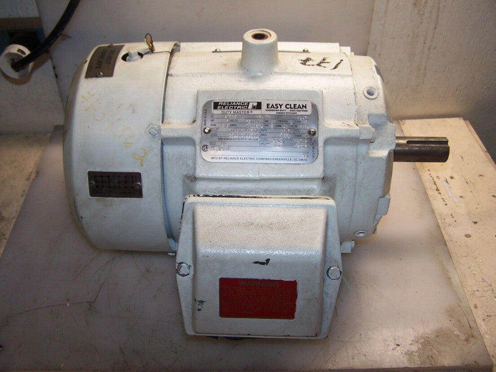 RELIANCE 3 HP AC ELECTRIC WASHDOWN MOTOR 184T FRAME 3515 RPM 230/460 VAC TEFC 