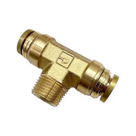 Parker 172Ptcns-6-6 Brass Dot Push-To-Connect Fitting, Brass, Gold