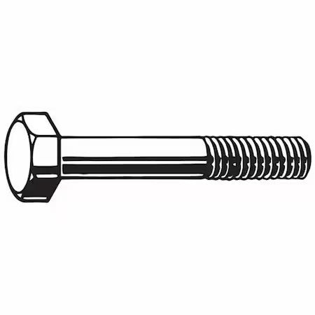 Zoro Select U08320.050.0600 Carriage Bolt, Square Neck, 1/2"-13, 6 In L, Steel,