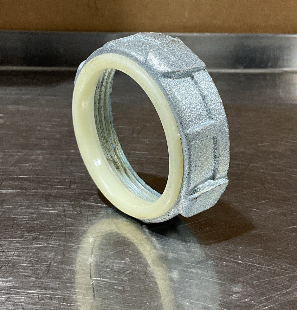 O-Z Gedney IBC-250 2-1/2" Cadmium Plated Malleable Iron Nylon Insulator Bushing