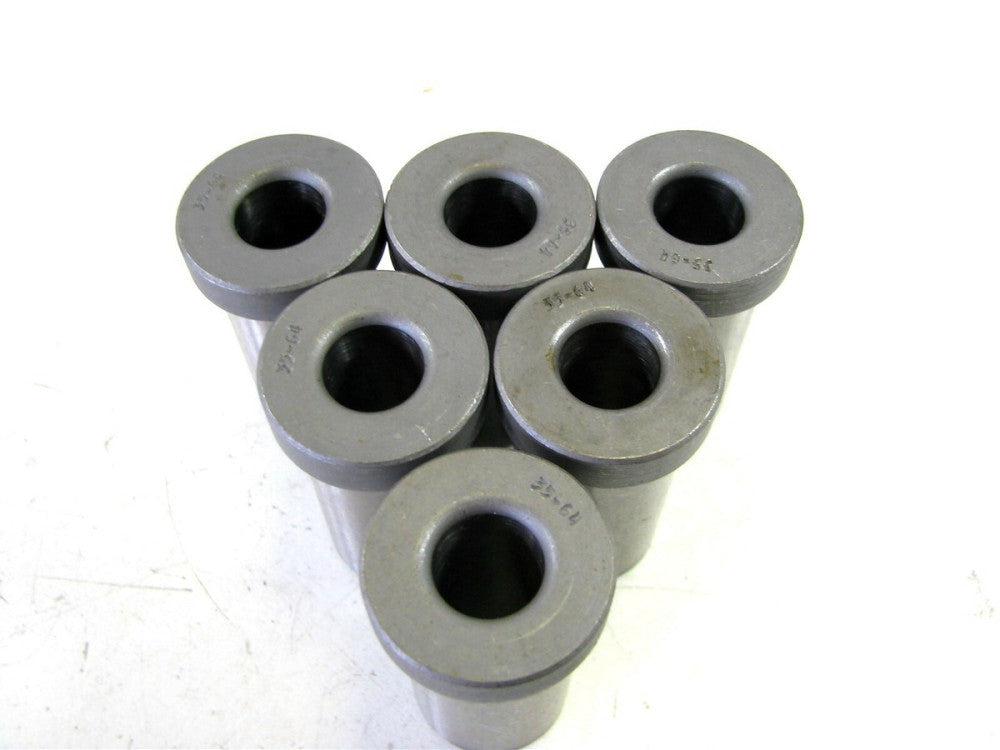 (H64-28) 35/64 x 1 x 1-3/4" Head Press Drill Bushings - Lot of 6 