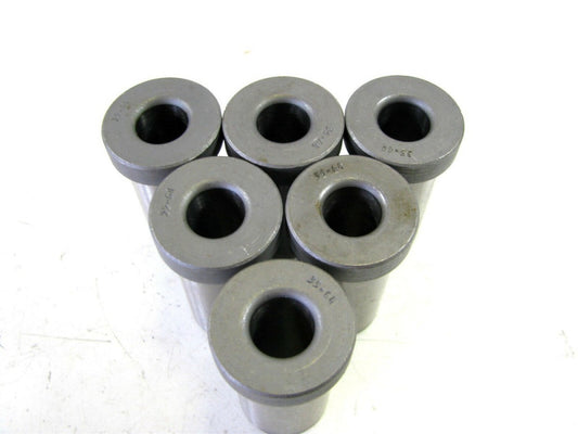 (H64-28) 35/64 x 1 x 1-3/4" Head Press Drill Bushings - Lot of 6 