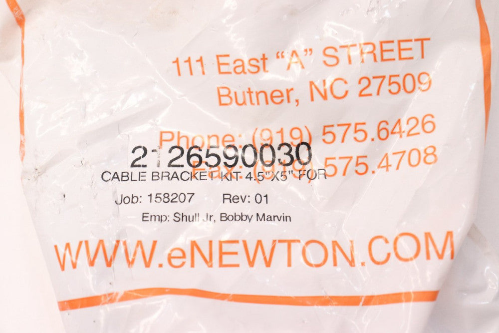 Newton Cable Bracket Kit 2126590030