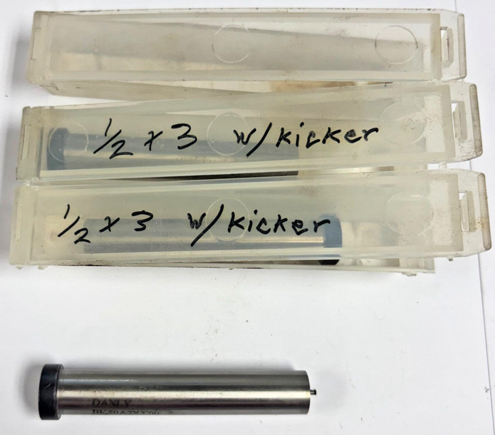 DANLEY BLANK MOLD DIE & PUNCHES K50A2X3.00 LOT OF 3