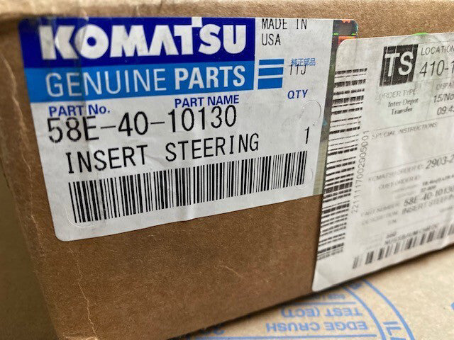 Komatsu 58E-40-10130 Steering Insert (NEW)