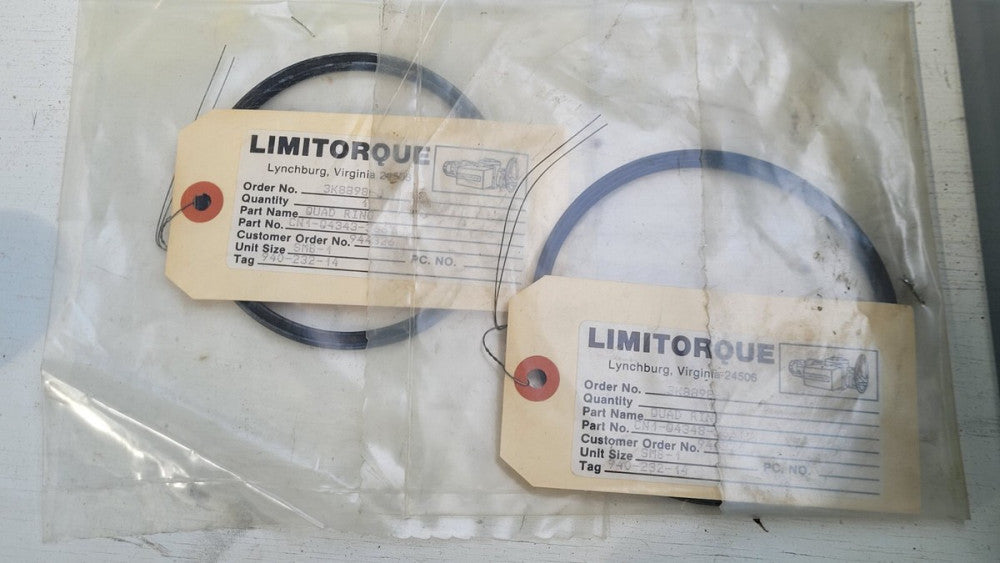 Lot of 2 Limitorque CN1-Q4343-3664 Quad Rings