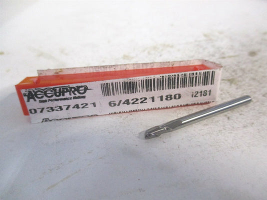 (12181584) 3mm x 6mm x 3mm x 38mm OAL Solid Carbide 2 Flute Square End Mill 