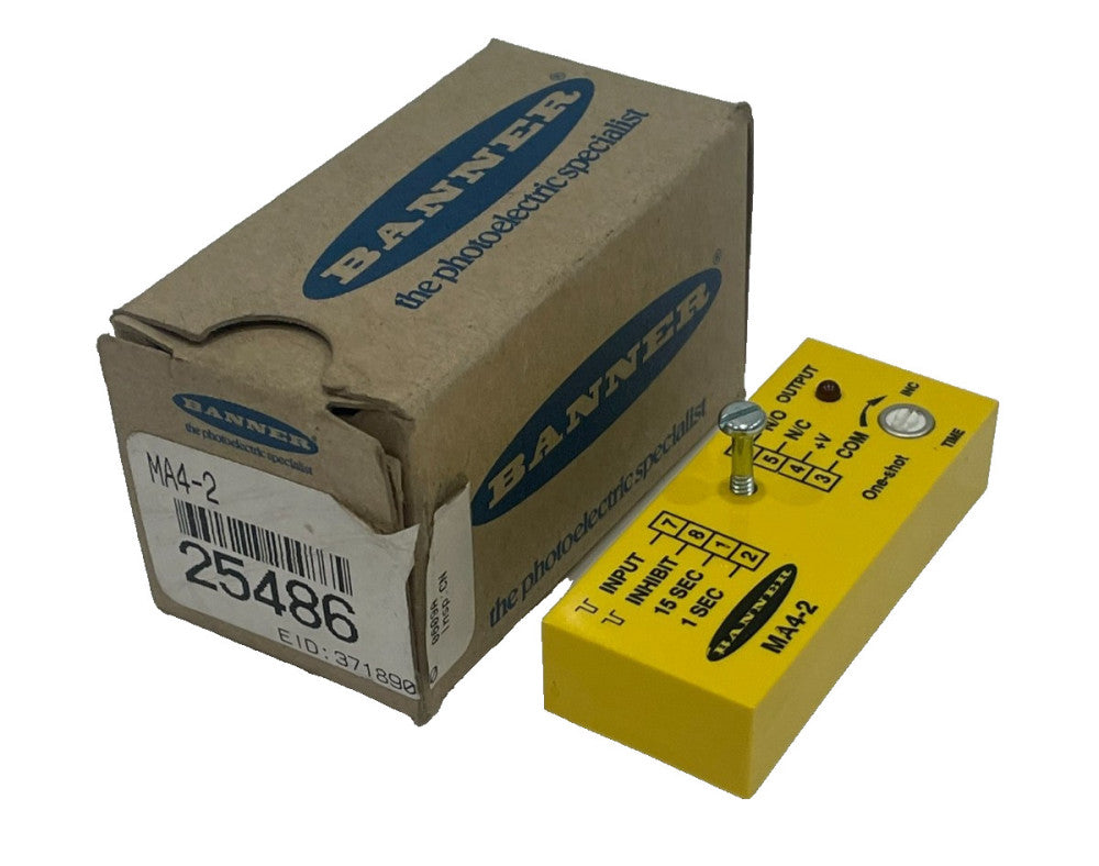 NEW BANNER ENGINEERING MA4-2 LOGIC MODULE 25486 MA42