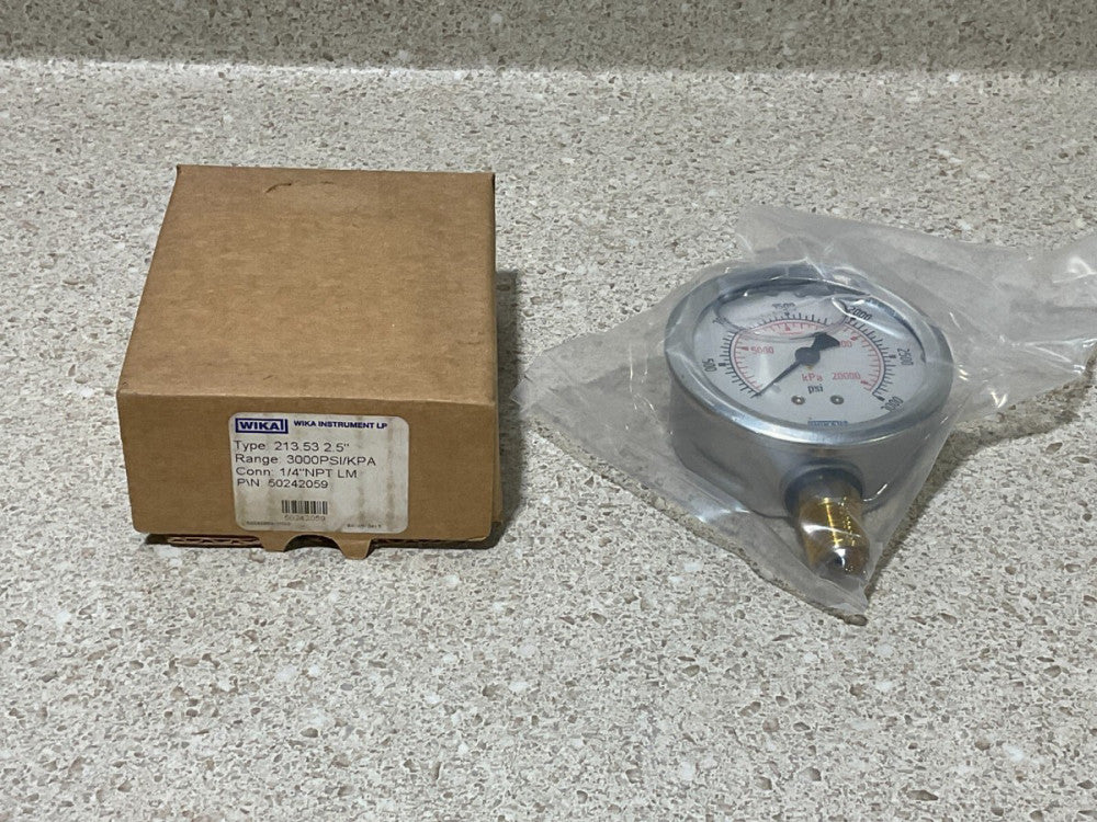 Wika 50242059 213.53 2.5" 3000PSI NEW