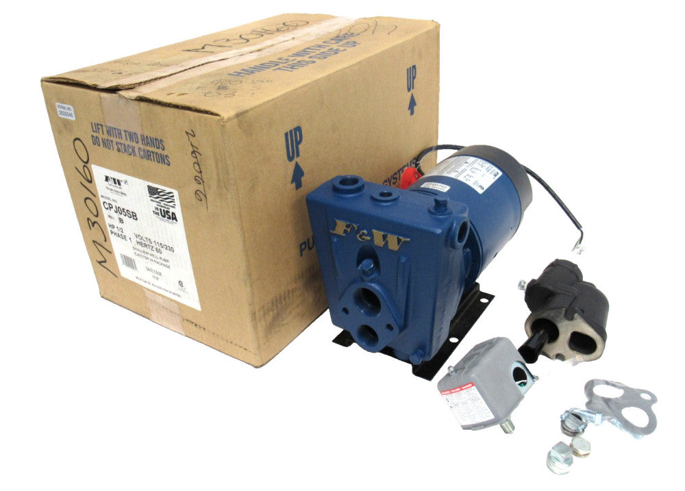 NEW FLINT & WALLING CPJ05SB SHALLOW WELL PUMP 1/2HP 115/230V