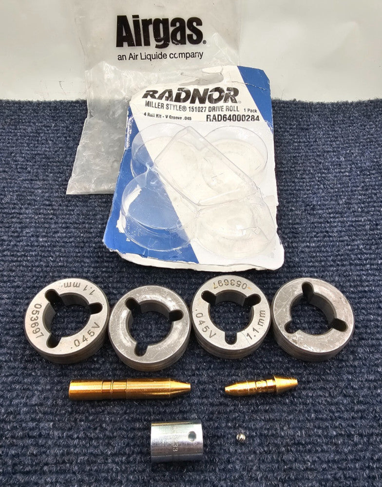 RADNOR™RAD64000284: V-Groove Drive Roll For 70 Series Feeder .045"