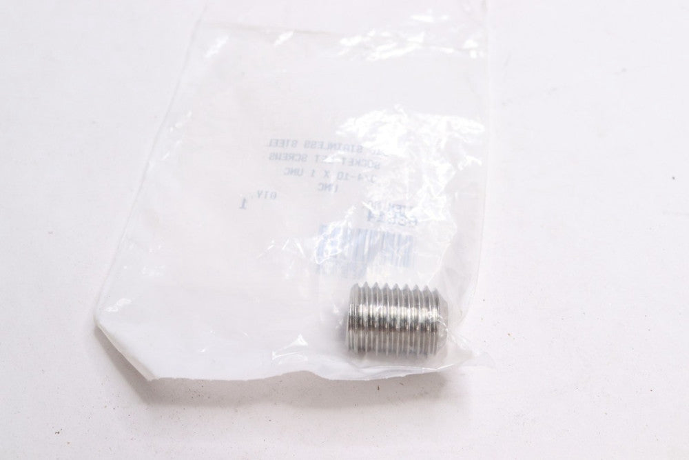 (2-Pk) Fastenal Hex Drive Cup Point Socket Set Screw 3/4"-10 x 1" 0177731