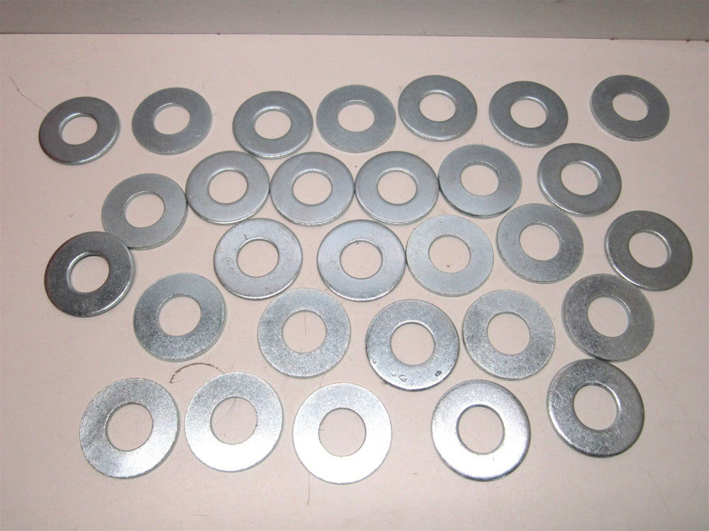 (FWUIS1370-10LBBX) 1-3/8" Grade 2 Steel, Zinc USS Flat Washer - Lot of 29
