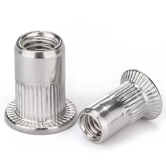 20PCS M10 304 Stainless Steel Rivet Nuts Metric Threaded Insert Nutsert Rivnuts